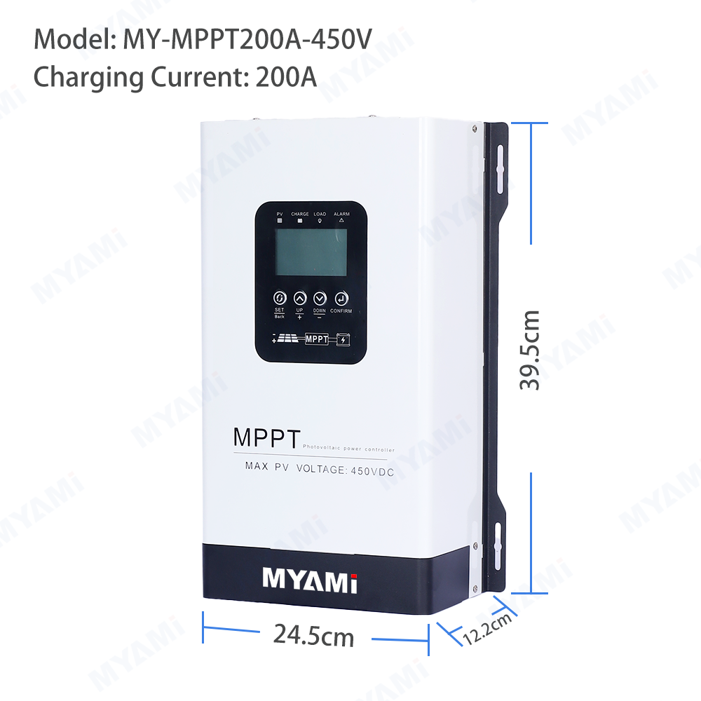 Charge Controller Solar - ตัวควบคุมการชาร์จพลังงานแสงอาทิตย์ MPPT 200A ปรับได้ 24V/36V/48V/60V/72/84V/96V/108V/120V/132V/144V/156V/168V/180V/192V แบตเตอรี่