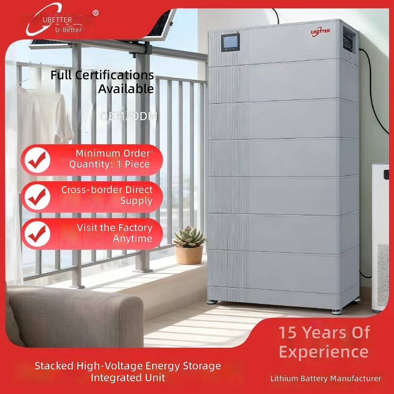 Solar Generator - แบตเตอรี่เก็บพลังงานในครัวเรือนแบบแรงดันสูง ระบบผลิตพลังงานแสงอาทิตย์สำหรับใช้ในครัวเรือน ลิเธียมไอรอนฟอสเฟตสำหรับใช้ในครัวเรือน