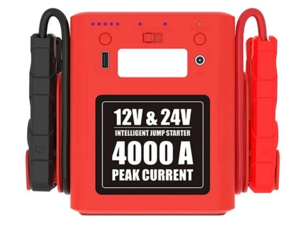 Lithium Battery 12V - สำหรับเครื่องจั๊มป์สตาร์ทเตอร์ 56000mAh, แหล่งจ่ายไฟฉุกเฉินสำหรับรถบรรทุกหนัก 12V/24V, แบตเตอรี่ลิเธียมบูสเตอร์สูงสุด 4000A