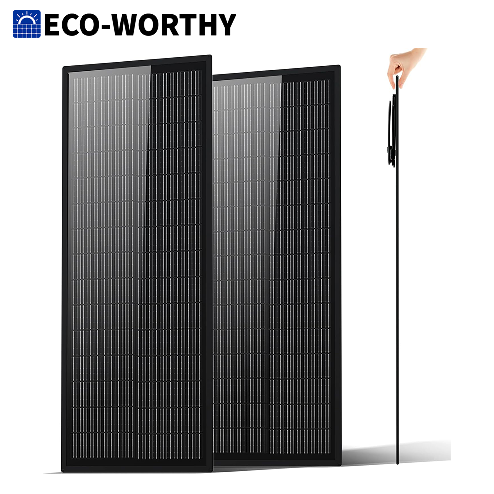 แผงโซลาร์เซลล์ ECO-WORTHY บางเ - Solar Panel 200W บทวิจารณ์และราคา