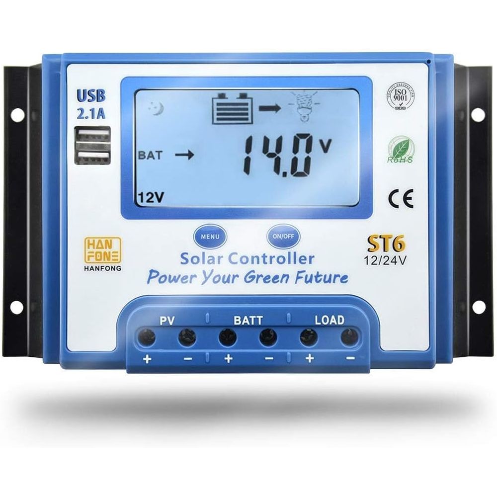 ตัวควบคุมการชาร์จพลังงานแสงอาท - Charge Controller Solar บทวิจารณ์และราคา
