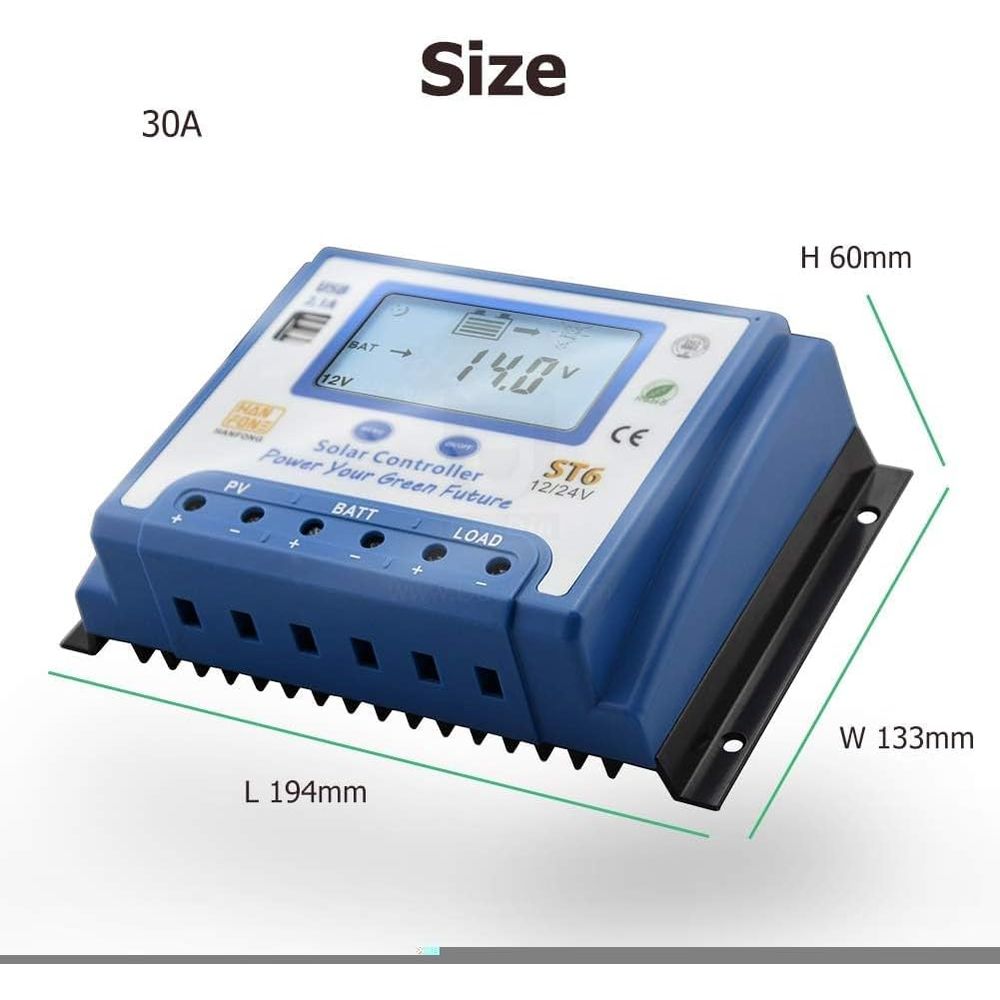 ตัวควบคุมการชาร์จพลังงานแสงอาท - Charge Controller Solar บทวิจารณ์และราคา