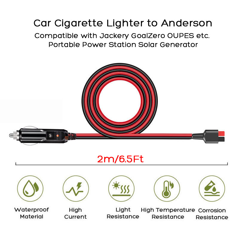 สายชาร์จสำหรับที่จุดบุหรี่ในรถ - Portable Power Station บทวิจารณ์และราคา