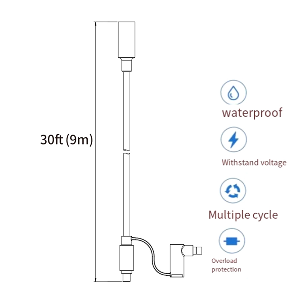ABNJ 12AWG สายต่อสําหรับเครื่อ - Solar Generator บทวิจารณ์และราคา